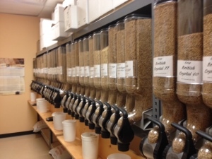 The specialty grains at Southwest Grape and Grain.